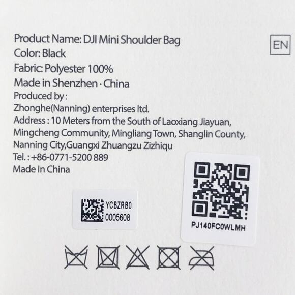 DJI Mini Shoulder Bag Original Drone Bag Crossbody Strap Multi Carry Black - Picture 14 of 15
